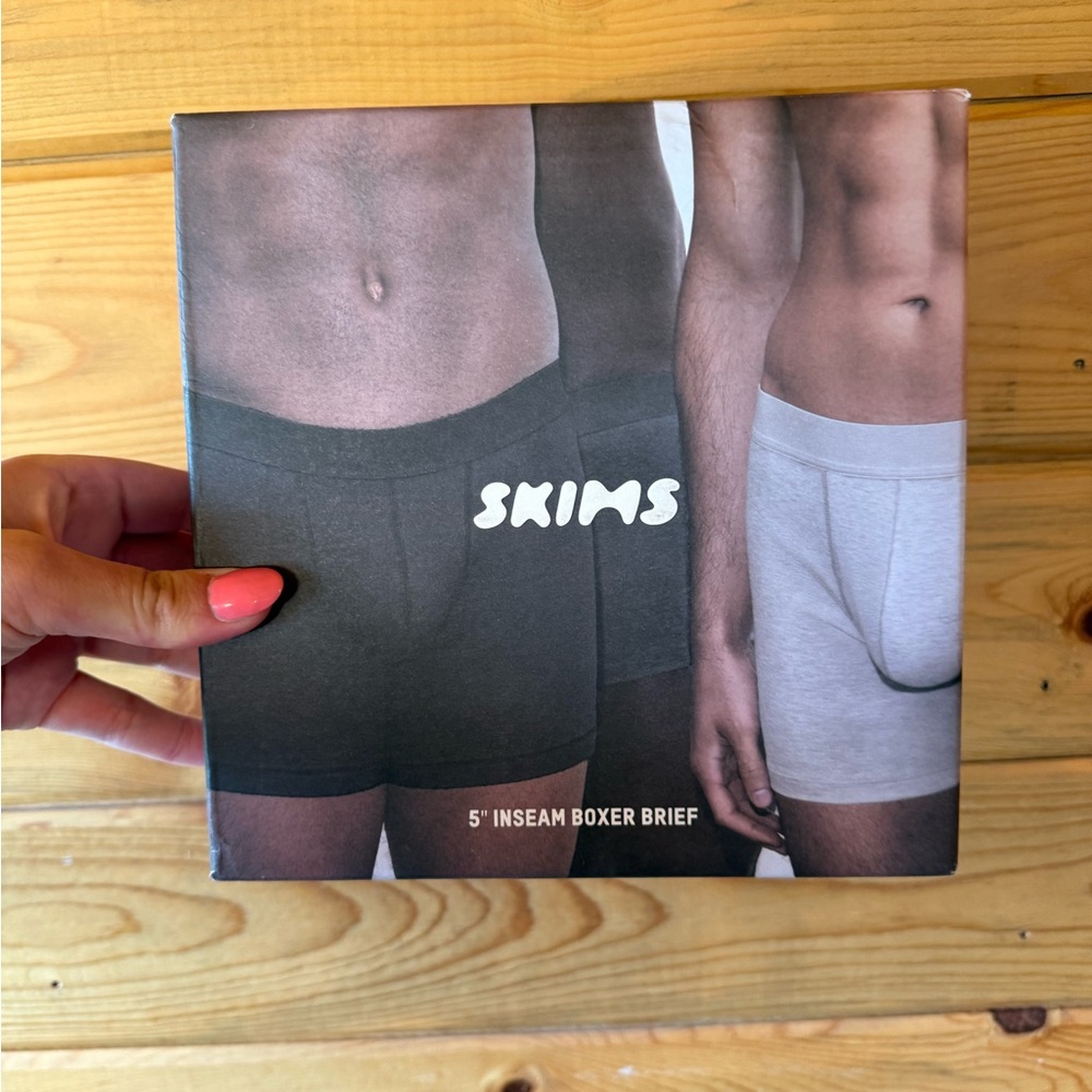 SKIMS Men's 5” Boxer Briefs - Black